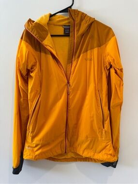 Rab Rampage Jacket Size Small Golden Yellow